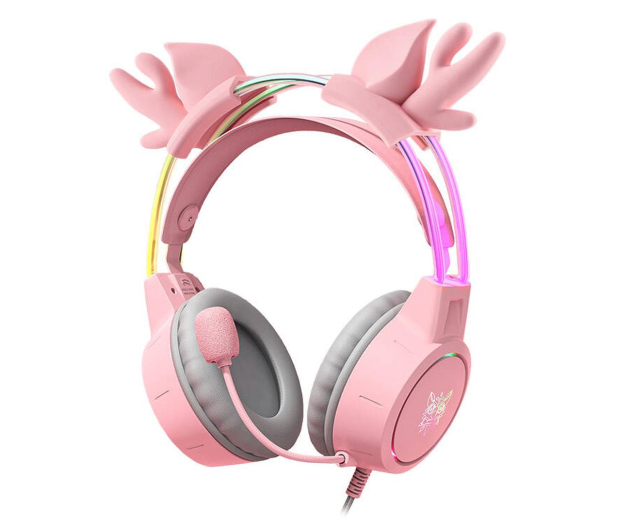I-ONIK Słuchawki gamingowe X15 PRO Buckhorn różowe (przewodowe) ON-X15PRO-BN/PK - 1269103 - zdjęcie